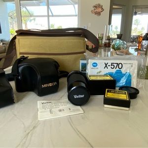 Minolta x-570 Camera and Accessories